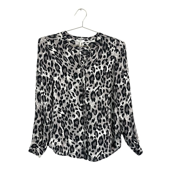 NEW Joie Purine Leopard Print Silk Blouse Size XS - Picture 3 of 6